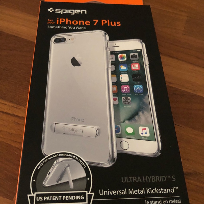 自售 iPhone 7/8 plus 透明支架保護殼 Spigen