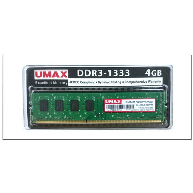 UMAX ddr3 4G 1333 記憶體 (ddr4)