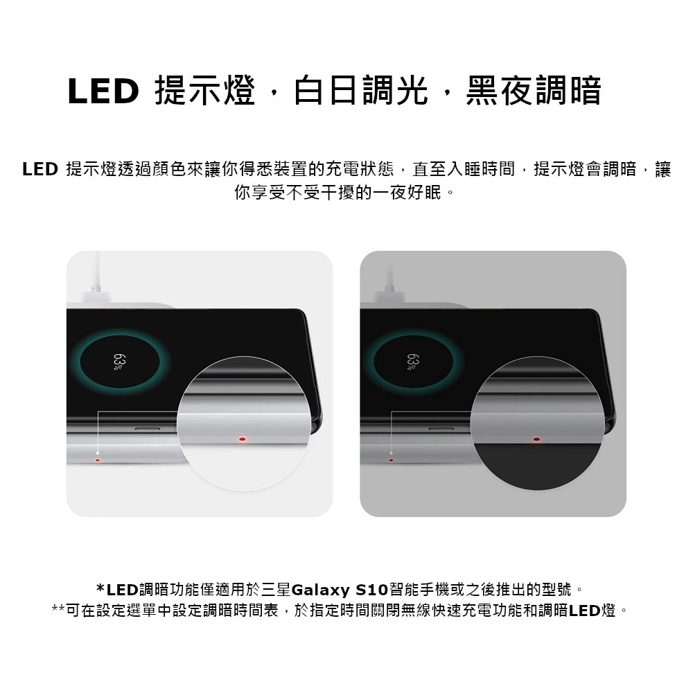 Samsung Ep P1300無線閃充充電板9w 含旅充 蝦皮購物