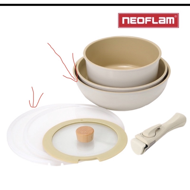 NEOFLAM FIKA Midas Plus陶瓷塗層鍋具+鍋蓋