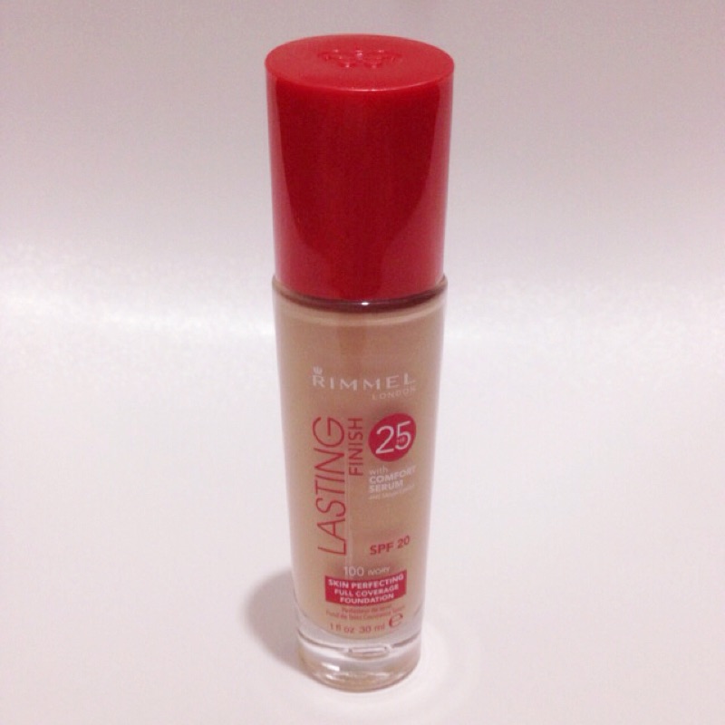 Rimmel Lasting Finish 礦物質25小時持久長效粉底液 30ml  （100lvory)