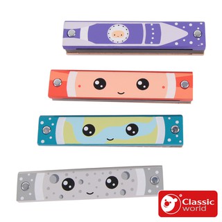 《德國Classic world》兒童木質卡通口琴-4色任選【玩具樂器 適合3歲以上】德國客來喜經典木玩具