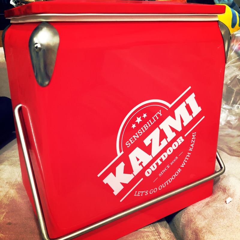 KAZMI 酷樂彩色小冰箱13L(紅色) 冰桶置物箱/保鮮桶/保冰/飲料桶