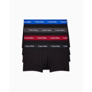 現貨(XL)【CK男生館】【Calvin Klein彩色褲頭低腰四角內褲】☆【CKU001N1】四件組