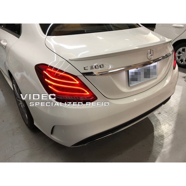 宏業車坊工作室   BENZ W205 美規 低配改高配 LED 光導 尾燈 C200 C300 C400