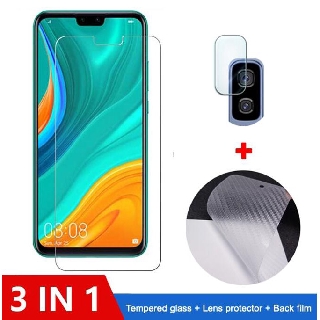 3合1華為Y8 s鋼化玻璃華為Y8s Y6s Y9s Y6P Y5P Y8P Y7P Y9 Prime 2019螢幕保護