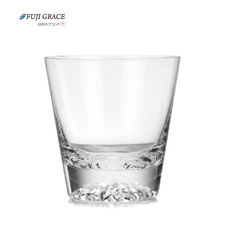 【FUJI-GRACE富士雅麗】日本木作工藝 富士山杯組 玻璃酒杯