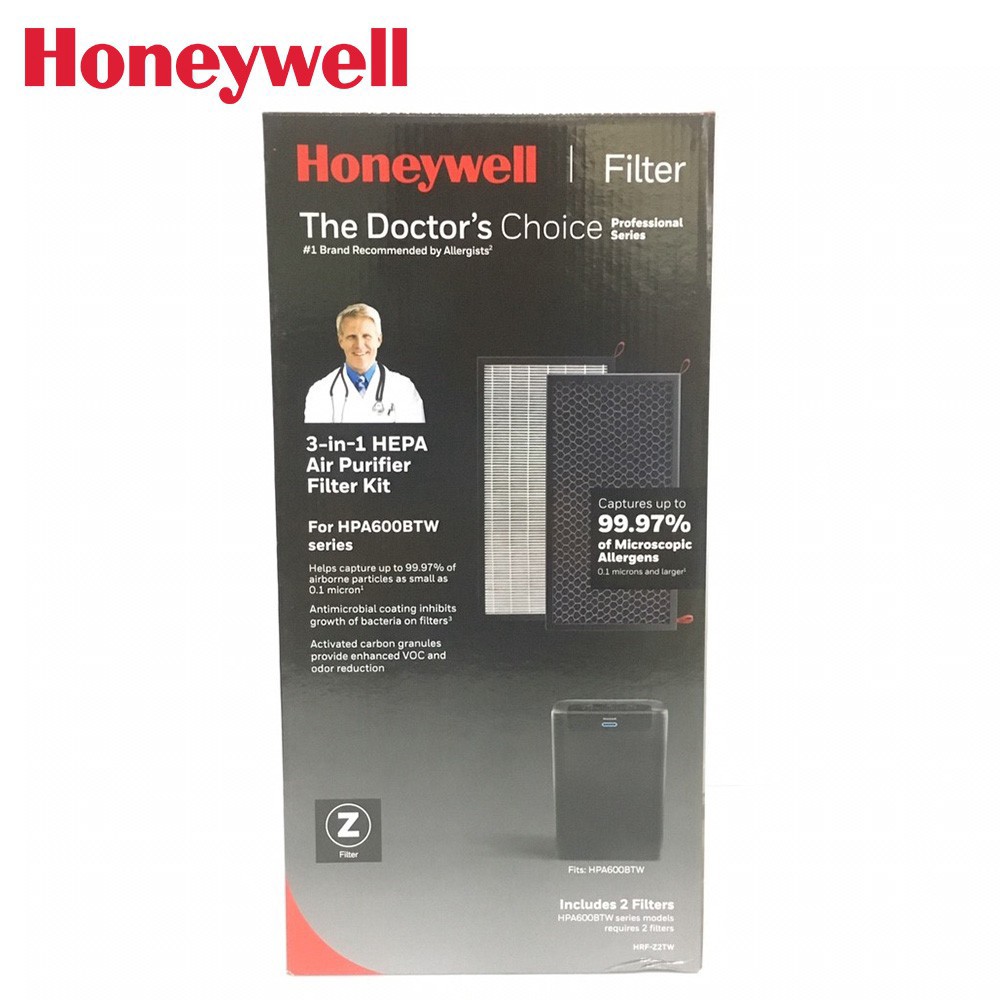 Honeywell HRF-Z2TW三合一濾心 一盒2入 適用型號HPA600BTW 廠商直送