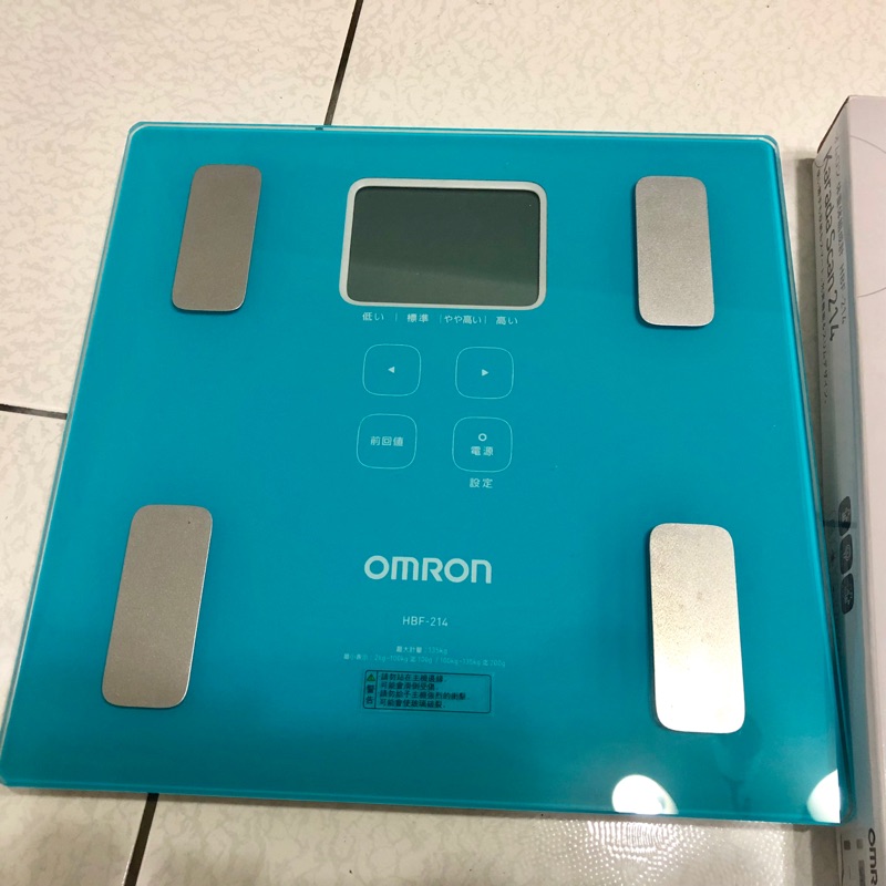 ［二手］OMRON 歐姆龍 體重體脂計 HBF-214