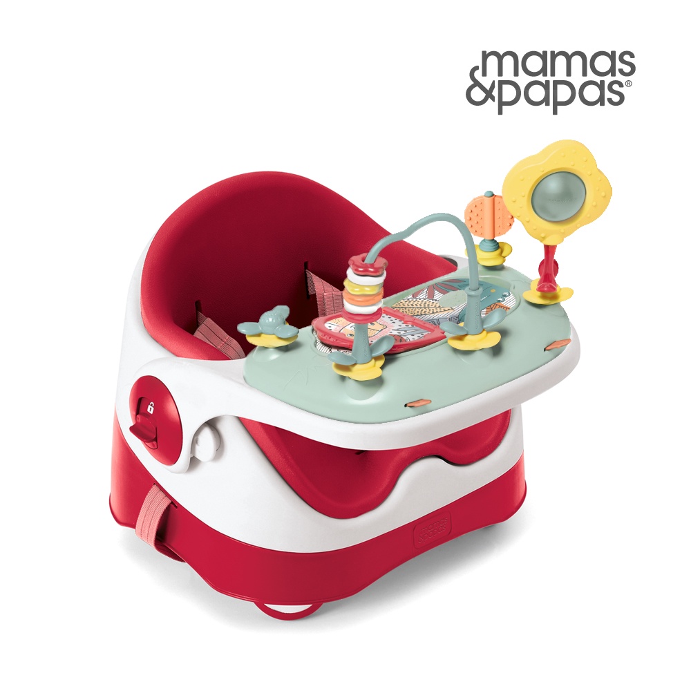 Mamas &amp; Papas 三合一都可椅-小丑紅(含好好玩樂盤)