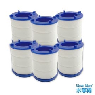 水摩爾PP高密濾棉除氯過濾器 專用替換 濾芯(6入)濾心 除氯淨水過濾棉 廚房pp濾心過濾雜質鐵鏽汙垢 裝於龍頭過濾