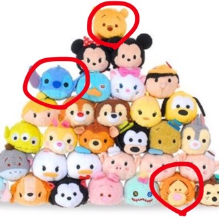 正版 tsum tsum 小熊維尼 史迪奇 跳跳虎 動物方程式 尼克 沙包絨毛娃娃 現貨