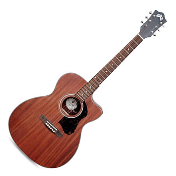 【傑夫樂器行】Guild OM-320CE 可插電 桃花心木 面單吉他 面單板 民謠吉他 附吉他袋