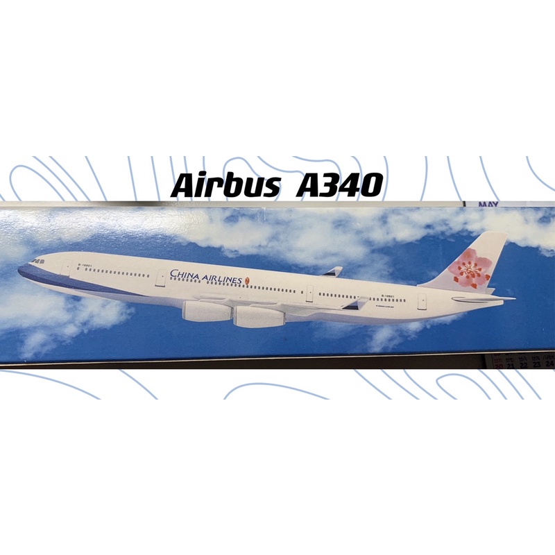 中華航空 空中巴士 AIRBUS A340-300 標準塗裝 1:200 華航 民航機 客機 飛機模型