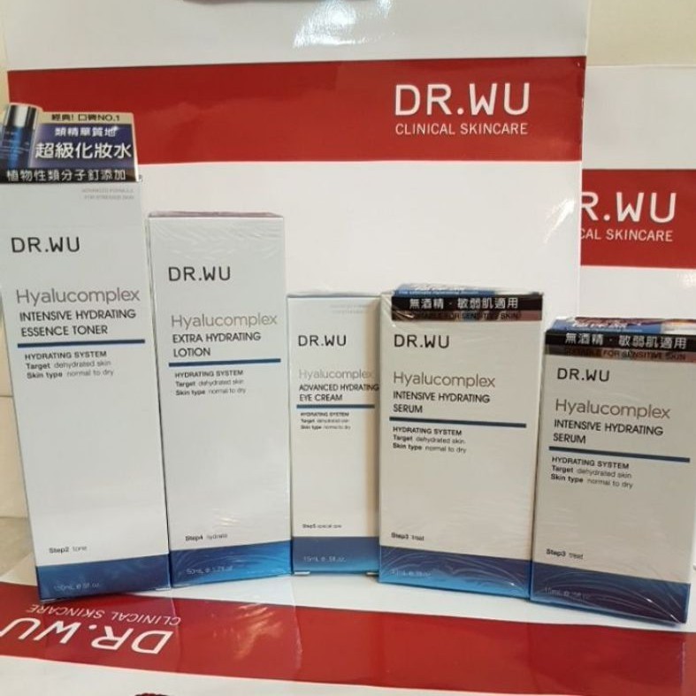 DR.WU玻尿酸保濕精華化妝水/精華液/精華乳/眼霜/水凝露/精華霜