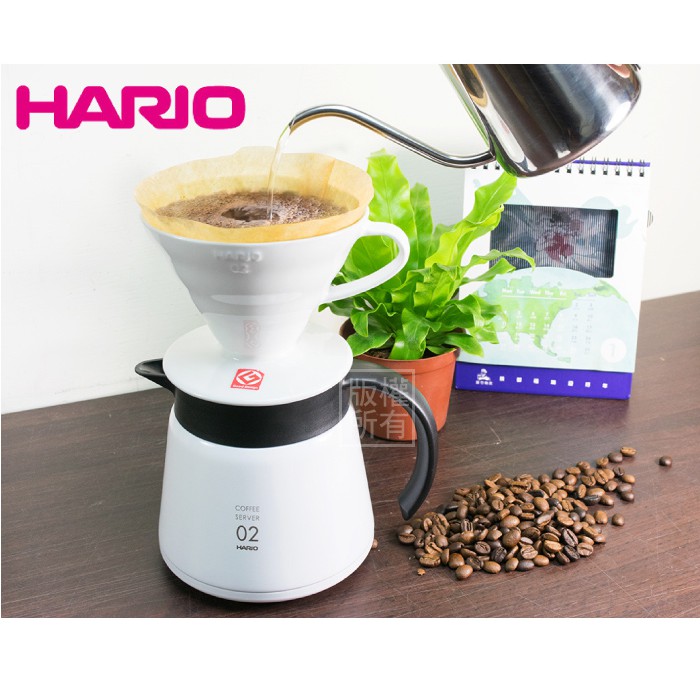 JOY購【HARIO】不鏽鋼真空咖啡保溫壺 (VHS-60) 咖啡壺 手沖 咖啡 600ML 濾杯 VHS-60B