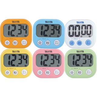 《旬好日貨》現貨 日本 TANITA 100分計 電子 計時器 TD-384 (6色) ☆大螢幕顯示☆