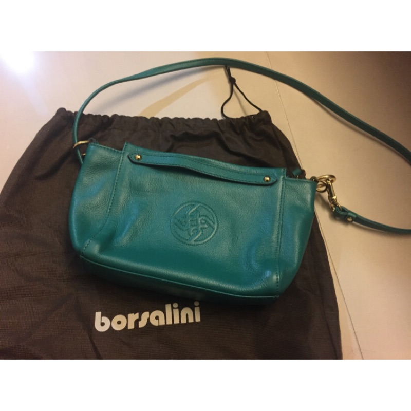 Borsalini綠色斜背包