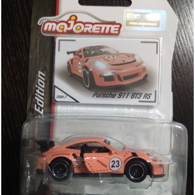 Majorette 美捷輪 Porsche 911 GT3 RS 粉紅豬 塗裝 粉紅蛙