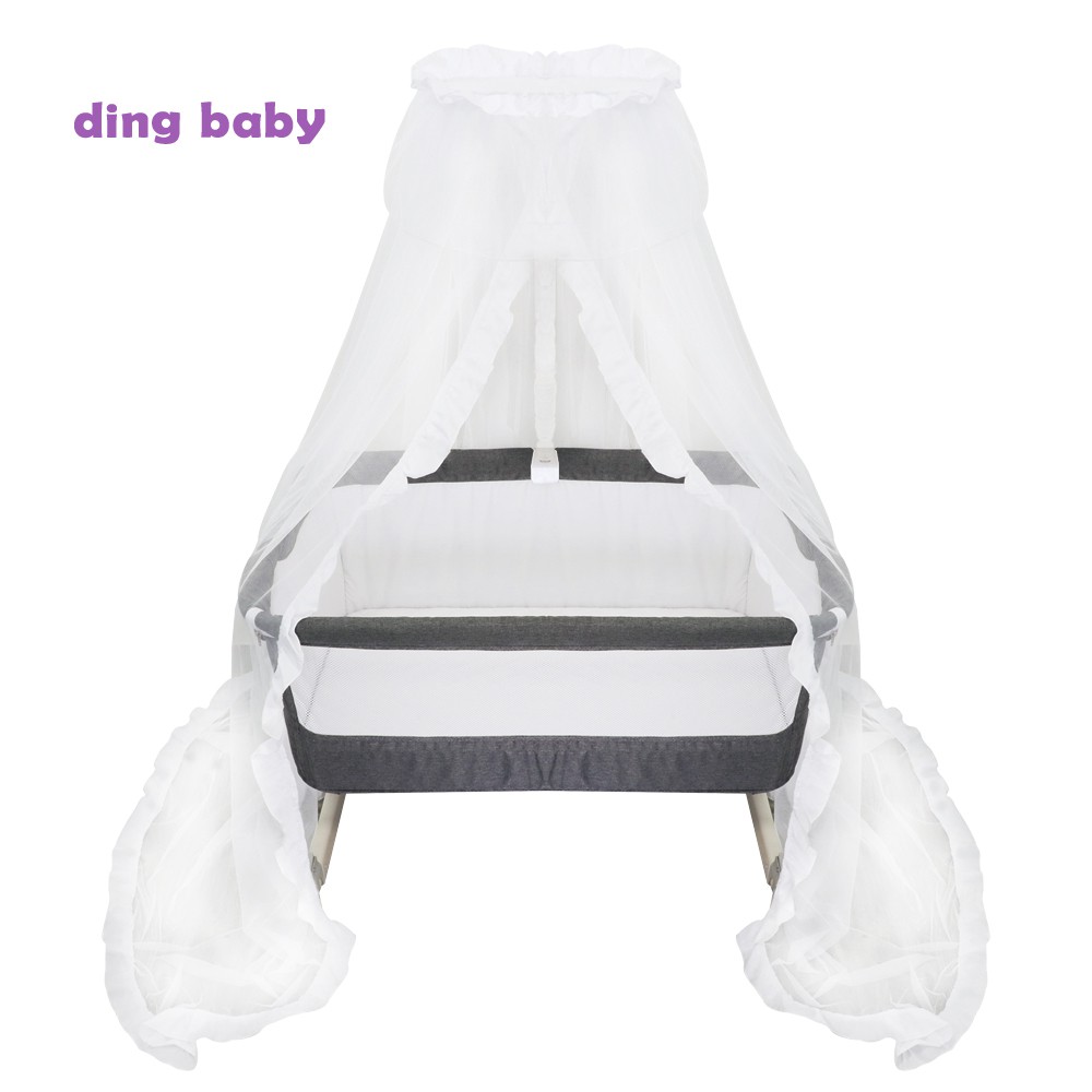 【ding baby】小丁婦幼 宮廷蚊帳-適用ding baby摩登多功能親子床邊床/嬰兒床 小丁婦幼