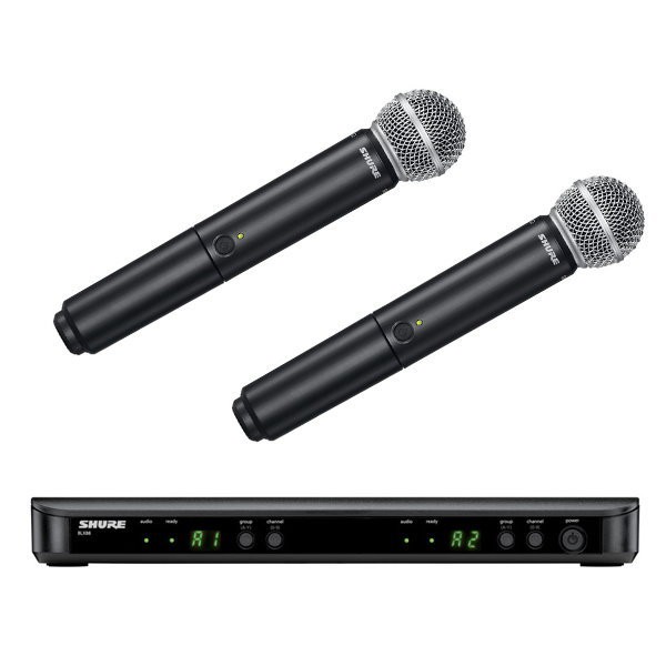 ＊雅典音響世界＊極品 美國大廠 SHURE BLX288/SM58 無線人聲麥克風組合