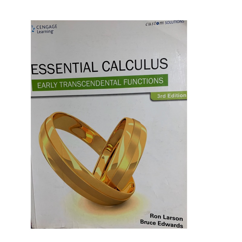 Essential Calculus-微積分原文書