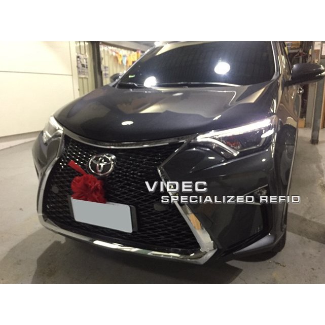 威德汽車 HID 2016 TOYOTA RAV4 4.5代 改 LEXUS 樣式 F Sport 前保桿 空力套件