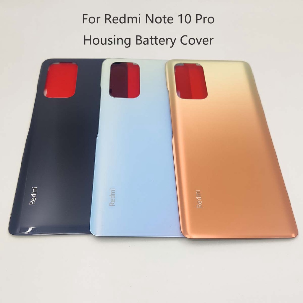 REDMI XIAOMI 小米紅米 Note 10 Note 10 Pro 玻璃電池後殼蓋更換維修零件