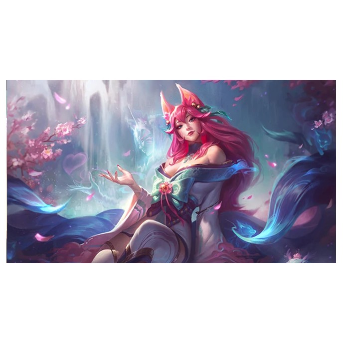 Lol 英雄聯盟靈花祭阿璃滑鼠墊 官方正版 蝦皮購物