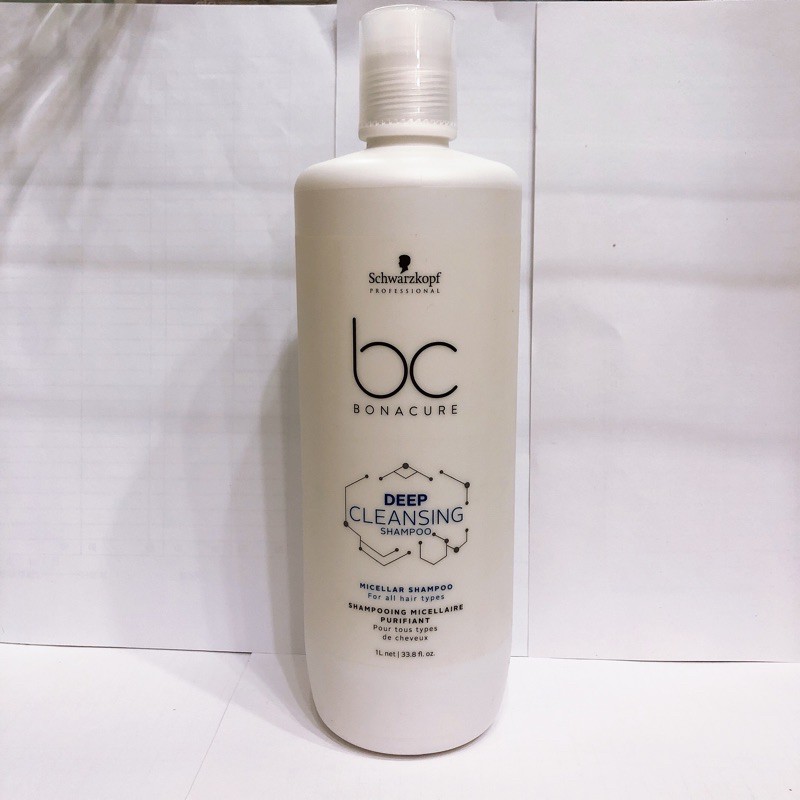 Schwarzkopf施華蔻BC 深層淨化洗髮露 洗髮精1000ml