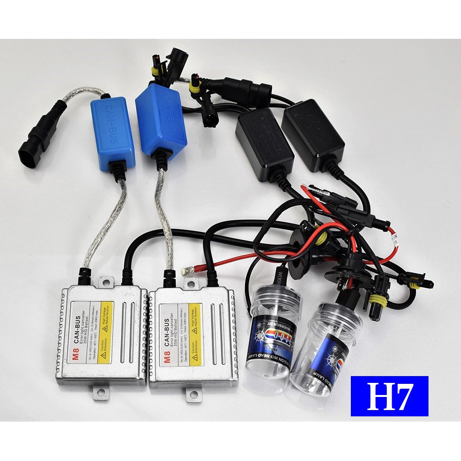 一組 H7 大燈 解碼器 安定器 不閃 HID 氙氣燈 35W 55W FOR AUDI BENZ BMW