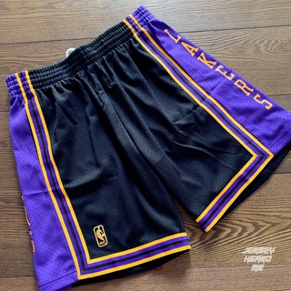 【球衣藏家】Mitchell & Ness Lakers Reload 湖人 草寫黑 SW G2版 球褲
