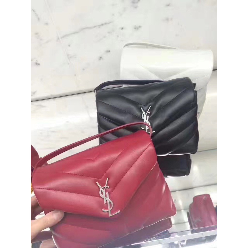 全新原廠專櫃正品saint Laurent 經典小胖子ysl Toy Loulou 相機包方胖子cm 蝦皮購物
