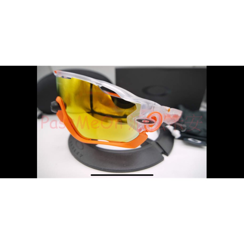 [派私米安美國代購］ Oakley Jawbreaker 透明框橘下緣火銥鏡片 oo9290-3731