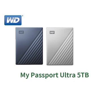 附發票 WD My Passport Ultra 5TB 金屬 星耀藍 USB3.0 Type-C 2.5吋 行動硬碟