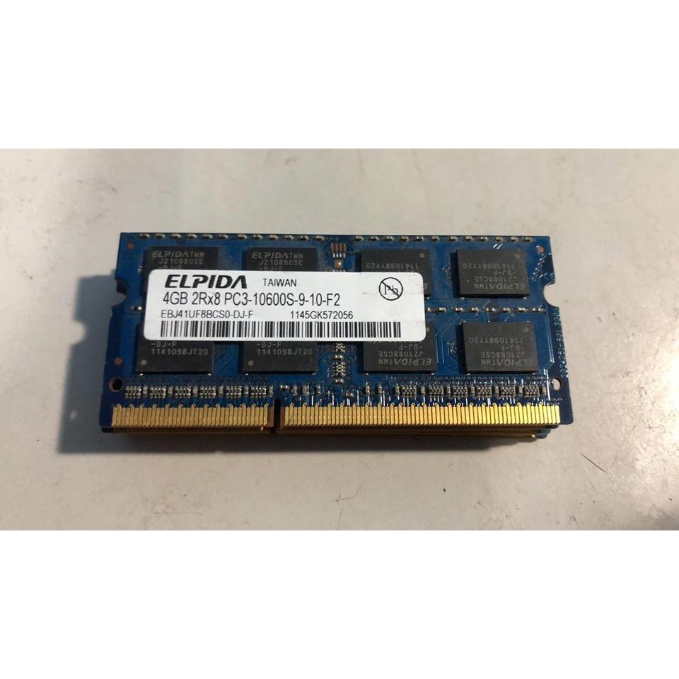 筆電記憶體 ELPIDA爾必達 DDR3 1333 4G雙面