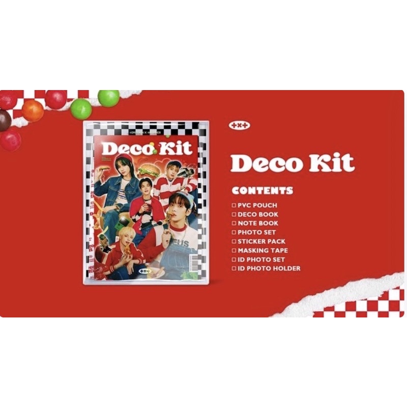 [截止收單]TXT 2022 DECO kit裝飾組