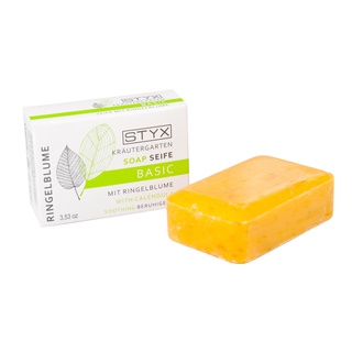 STYX 草藥園金盞花香皂|有機的肥皂|收斂肌膚 緊緻毛孔|舒緩 放鬆的沐浴皂推薦|高級花香|奧地利原裝進口
