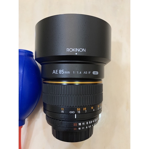 二手中古Rokinon 85mm F1.4 for Nikon  F卡口 手動對焦大光圈定焦鏡頭