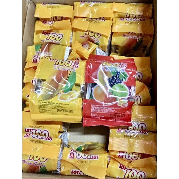 馬來西亞cocoaland LOT100芒果、綜合水果軟糖 84g試吃包