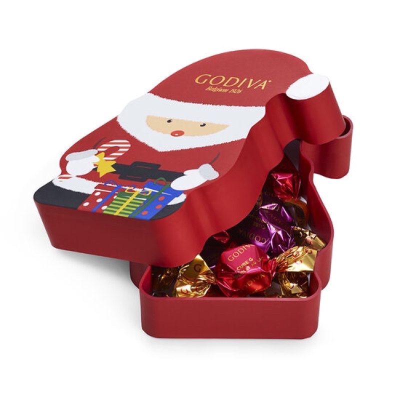 Godiva G Cube松露巧克力 聖誕老公公 收納盒裝