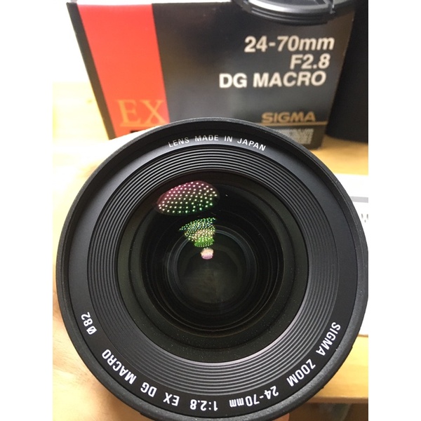 出清商品 Sigma 24-70mm f2.8 EX DG MACRO for SONY 日本製