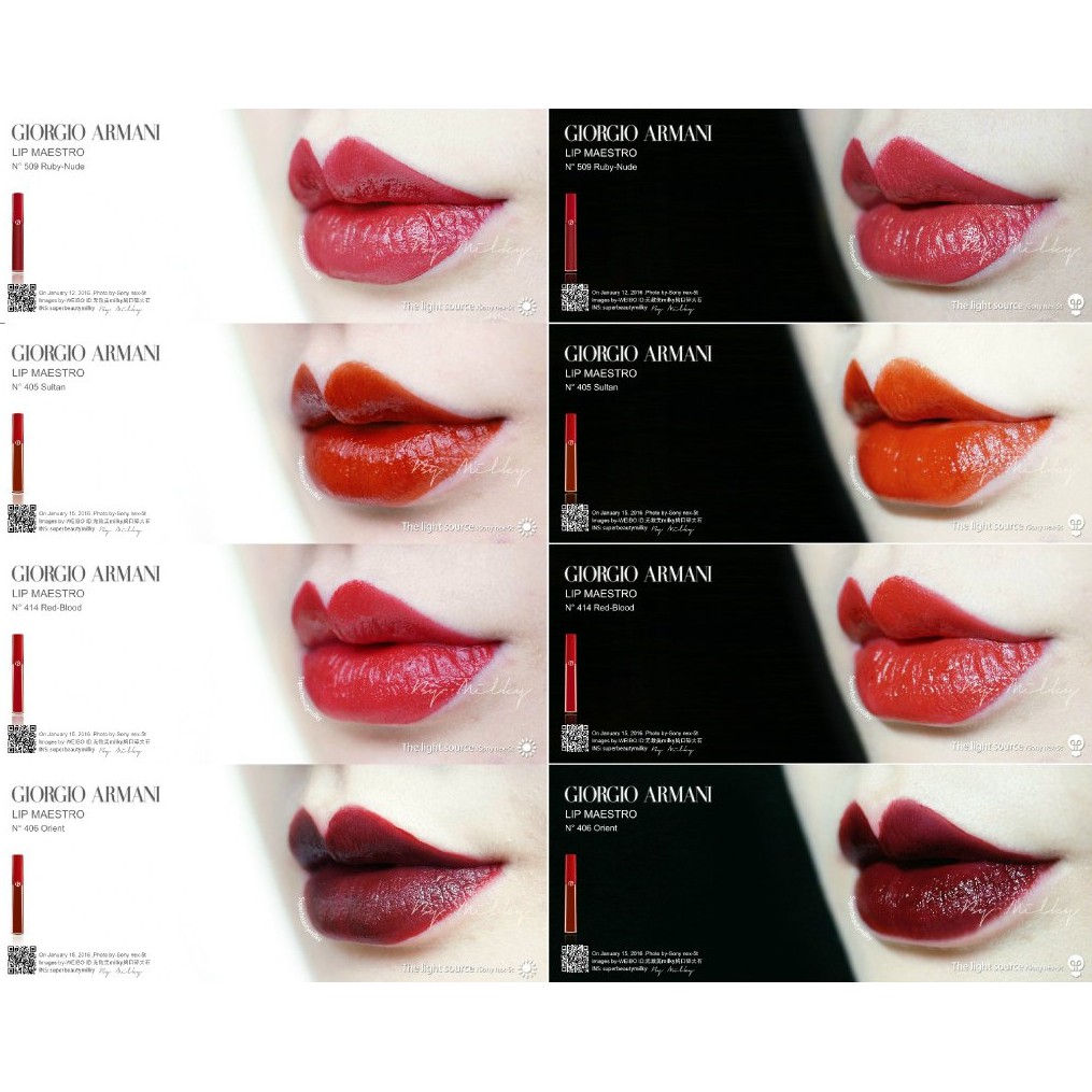 giorgio armani lip maestro 509