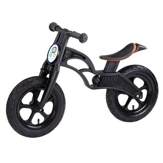 【小謙單車】全新POP Bike 普派 滑步車 氣胎平衡車 、學步車 (黑色)