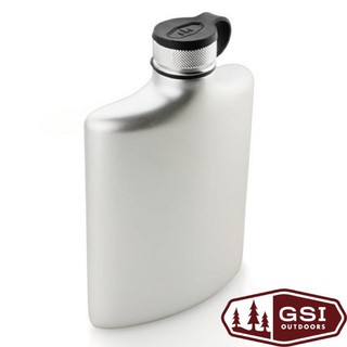 【GSI】美國 66108 Glacier Stainless【8oz】Hip Flask 不鏽鋼酒壺