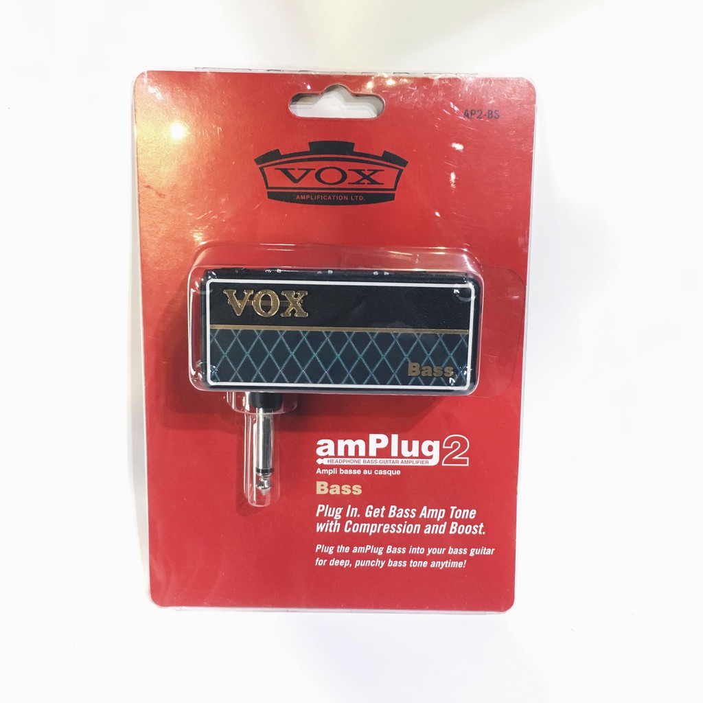 《海頓樂器》VOX amPlug2 BASS音箱前級模擬 Mini Amp 可直接接耳機練習