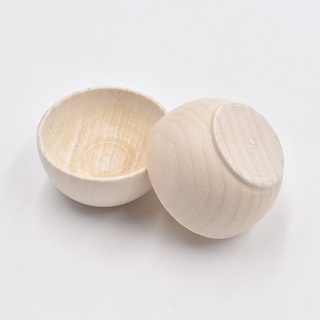 DIY原木色57*30MM小木碗橡果子裝飾 diy彩繪批發木製工藝品