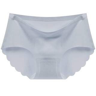 天然乳膠內褲女抑菌乳膠底檔中腰一片式冰絲無痕內褲女三角褲