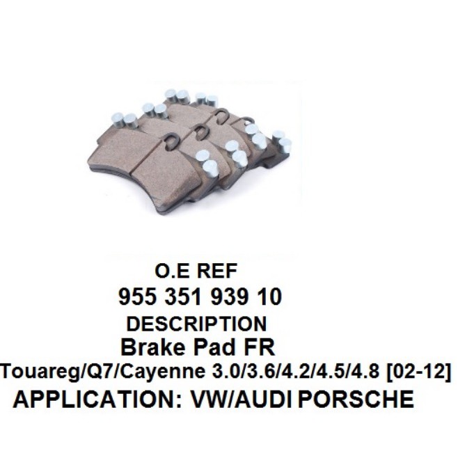 適用BREMBO 17Z 18Z 20Z ZL1 ZR1 Tourage Q7 凱燕 Cayenne GT6來令片剎車片