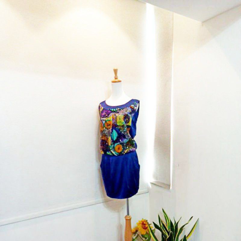 JeouJin久景 專櫃設計 高貴奢華藝術風洋裝